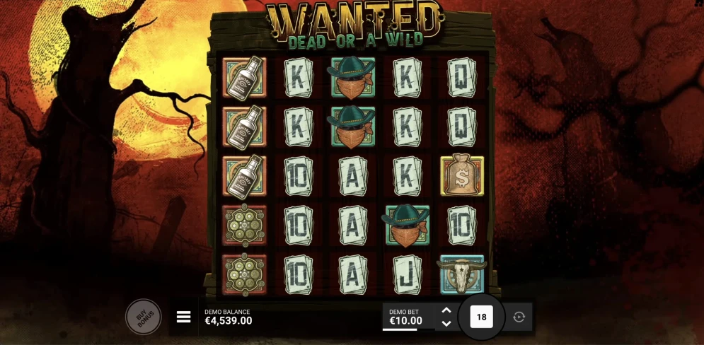 Wanted Dead Or A Wild Slot